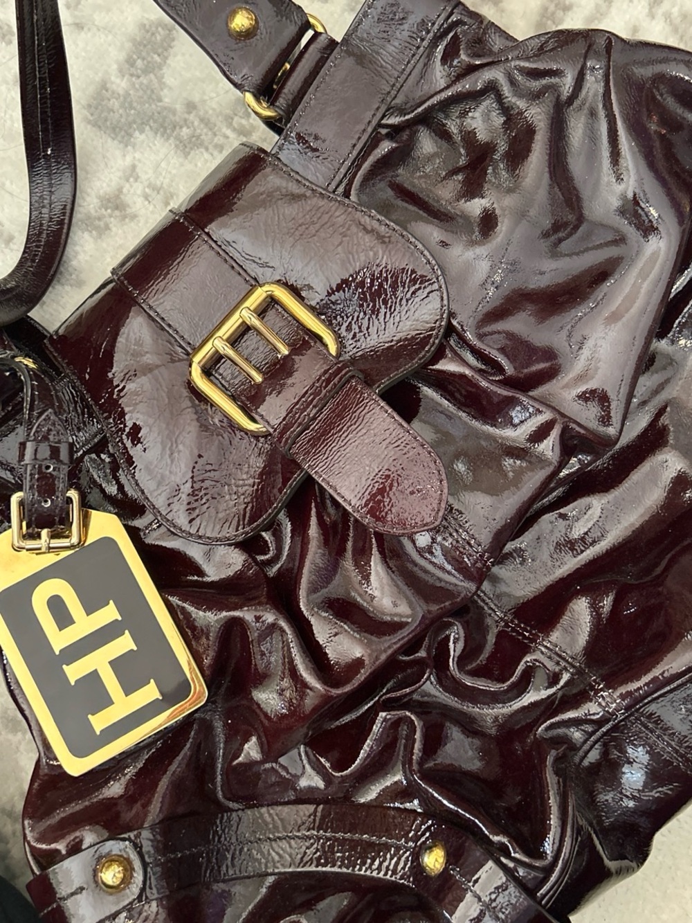 Dooney & Bourke Hayden Panettiere HP Limited Edition Patent Leather Satchel Bag